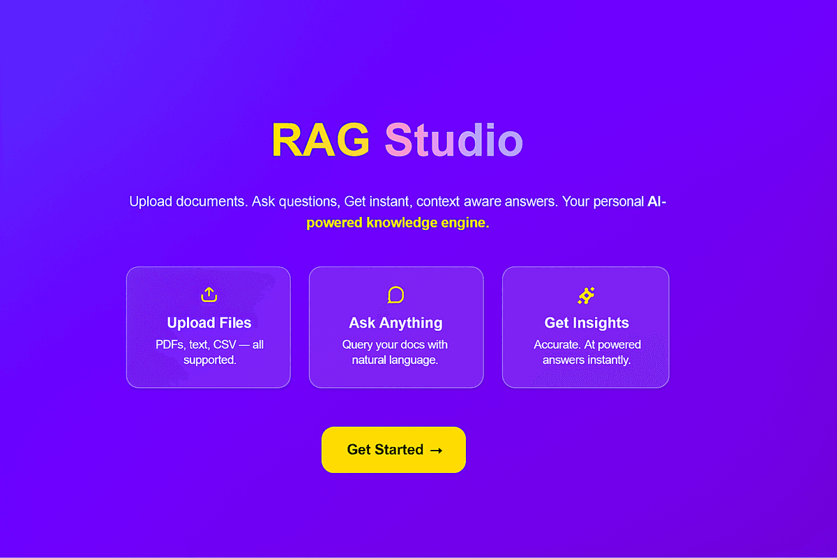 RAG Studio